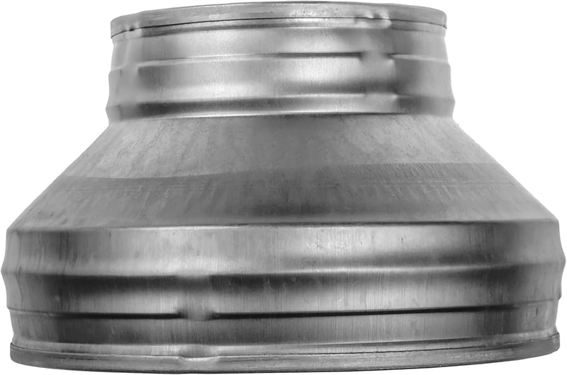 REPA MARKET Légcsatorna Szűkítő 150-80mm Horganyzott Acél Kerek Csőszűkítő Átmenet Szellőzéshez