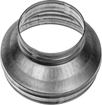 REPA MARKET Légcsatorna Szűkítő 150-80mm Horganyzott Acél Kerek Csőszűkítő Átmenet Szellőzéshez 1