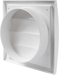 Repa Market szellőzőrács 150mm rovarháló integrált fehér HVAC 8