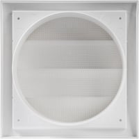 Repa Market szellőzőrács 150mm rovarháló integrált fehér HVAC 7