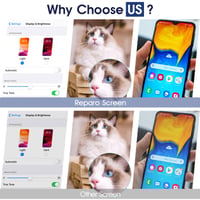 Reparație Samsung Galaxy A25 5G înlocuire ecran LCD SM-A256B SM-A256E SM-A256U ansamblu complet ecran tactil cu ramă 4