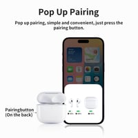 Generička zamjenska kutija za punjenje za AirPods 4. i 5. generaciju s Bluetooth tipkom za uparivanje, bez slušalica 2