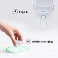 Generička zamjenska kutija za punjenje za AirPods 4. i 5. generaciju s Bluetooth tipkom za uparivanje, bez slušalica 5