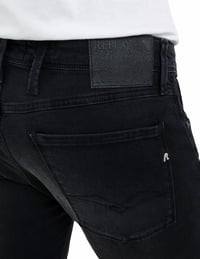 Pánske džínsy Replay Anbass v slim fit strihu s elastickým materiálom Comfort Stretch, tmavosivé (097), veľkosť 38W/34L 8