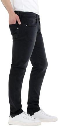 Pánske džínsy Replay Anbass v slim fit strihu s elastickým materiálom Comfort Stretch, tmavosivé (097), veľkosť 38W/34L 2