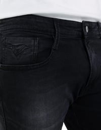 Pánske džínsy Replay Anbass v slim fit strihu s elastickým materiálom Comfort Stretch, tmavosivé (097), veľkosť 38W/34L 7