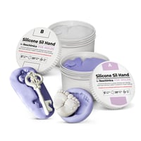 Reschimica SIL Hand 1:1 silikonska glina 250 g – materijal za oblikovanje i lijevanje, DIY silikonska guma za ručni rad, neljepljiva masa za modeliranje 1