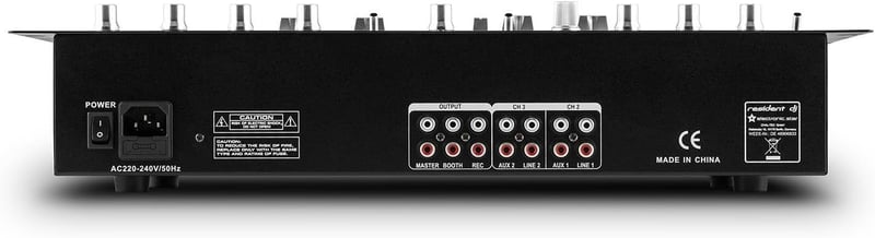 Resident DJ DJ405USB 4 csatornás DJ keverő Bluetooth USB SD AUX felvétel funkcióval
