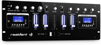 Resident DJ DJ405USB 4 csatornás DJ keverő Bluetooth USB SD AUX felvétel funkcióval 1