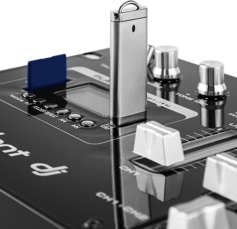 Resident DJ DJ405USB 4 csatornás DJ keverő Bluetooth USB SD AUX felvétel funkcióval