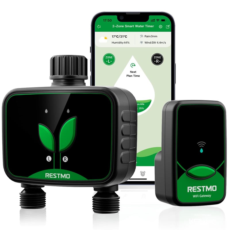 Restmo WiFi pametni kontroler za navodnjavanje, programabilni tajmer za vrt