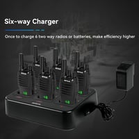 Retevis H777H Professzionális Walkie Talkie PMR Rádió 6 db Töltővel Type-C - With concealed display 4