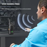 Retevis H777H Professzionális Walkie Talkie PMR Rádió 6 db Töltővel Type-C - With concealed display 5