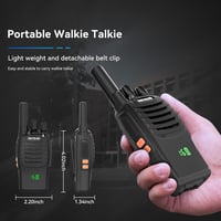 Retevis H777H Professzionális Walkie Talkie PMR Rádió 6 db Töltővel Type-C - With concealed display 6