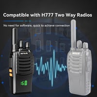 Retevis H777H Professzionális Walkie Talkie PMR Rádió 6 db Töltővel Type-C - With concealed display 8