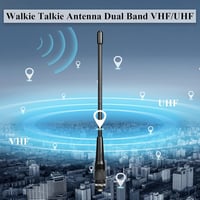 Retevis RHD701 SMA-Female Kettős Sávú Nagy Teljesítményű Antenna Walkie Talkie Készülékekhez - Kompatibilis H777 RT5 RT5R RT6 BAOFENG UV5R A 3
