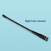 Retevis RHD701 SMA-Female Kettős Sávú Nagy Teljesítményű Antenna Walkie Talkie Készülékekhez - Kompatibilis H777 RT5 RT5R RT6 BAOFENG UV5R A 6