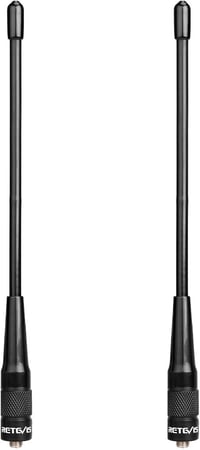 Retevis RHD701 Walkie Talkie Antenna SMA-Female Dual Band VHF/UHF - Nagy Teljesítményű Rádióantenna RT5 RT5R RT7 Baofeng UV-5R Készülékekhez 1