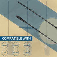 Retevis RHD771 Walkie Talkie Antenna SMA-M Kettős Sávú UHF VHF - Kompatibilis RT1 RT2 RT3 RT8 RT81 RT82 RT83 TYT MD-380 UV8000D Adóvevőkkel 2