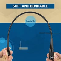 Retevis RHD771 Walkie Talkie Antenna SMA-M Kettős Sávú UHF VHF - Kompatibilis RT1 RT2 RT3 RT8 RT81 RT82 RT83 TYT MD-380 UV8000D Adóvevőkkel 7