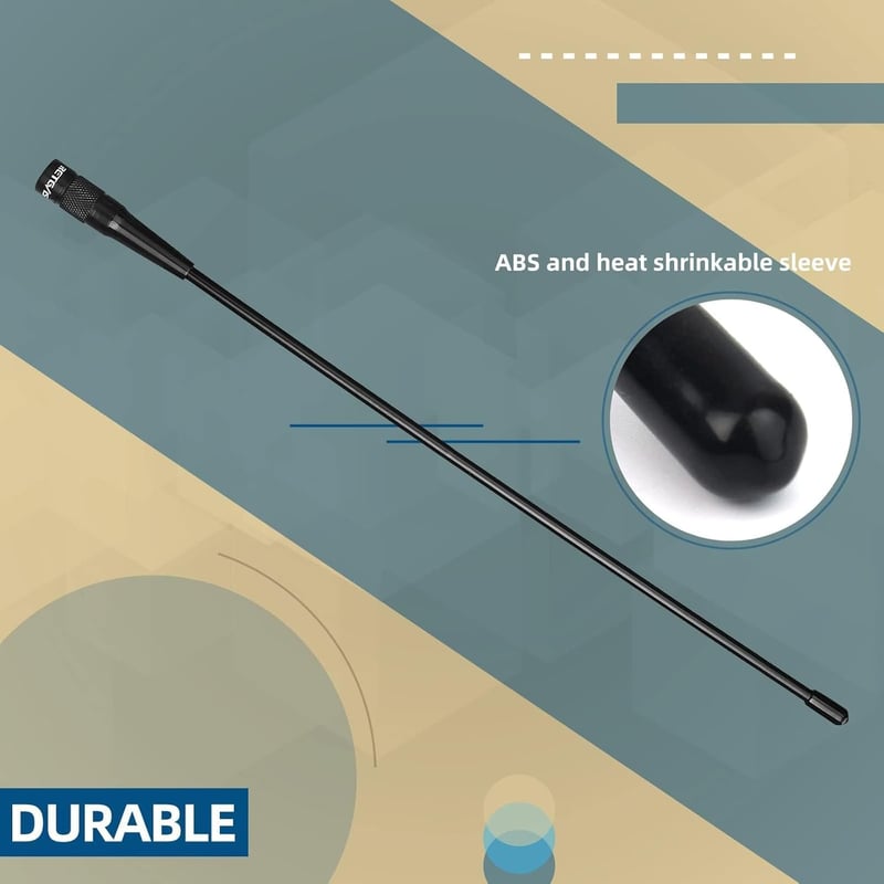 Retevis RHD771 Walkie Talkie Antenna SMA-M Kettős Sávú UHF VHF - Kompatibilis RT1 RT2 RT3 RT8 RT81 RT82 RT83 TYT MD-380 UV8000D Adóvevőkkel