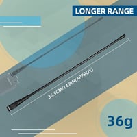 Retevis RHD771 Walkie Talkie Antenna SMA-M Kettős Sávú UHF VHF - Kompatibilis RT1 RT2 RT3 RT8 RT81 RT82 RT83 TYT MD-380 UV8000D Adóvevőkkel 5