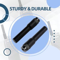 Retevis RT20 Kettős Sávú VHF/UHF Walkie Talkie Antenna SMA-M Csatlakozóval - Kompatibilis RT1 RT3 RT82 Baofeng UV-3R TYT YAESU Rádiókkal (2d 8