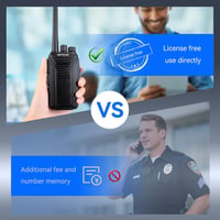 Retevis RT27 PMR446 Walkie Talkie 16 csatornás készlet 10db fekete fejhallgatóval 5