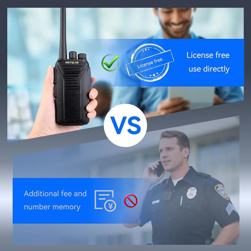 Retevis RT27 PMR446 Walkie Talkie 16 csatornás készlet 10db fekete fejhallgatóval