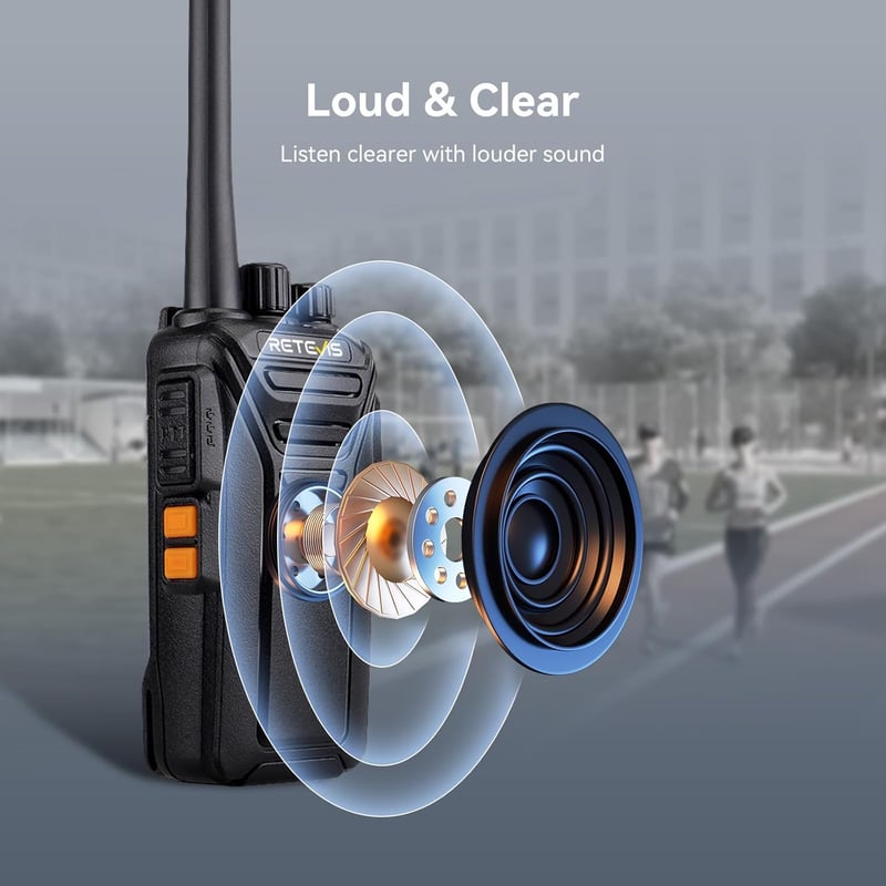 Retevis RT27 PMR446 Walkie Talkie 16 csatornás készlet 10db fekete fejhallgatóval
