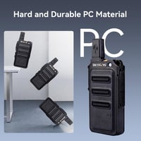 Stație radio portabilă Retevis RT619 Mini PMR446, VOX, reîncărcabilă, 1300 mAh, cu cablu de încărcare USB 2 în 1, 4 bucăți, negru 7