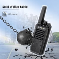 Retevis RT668 PMR446 Walkie Talkie 10db Fekete + 10in1 Töltő USB Type-C 2