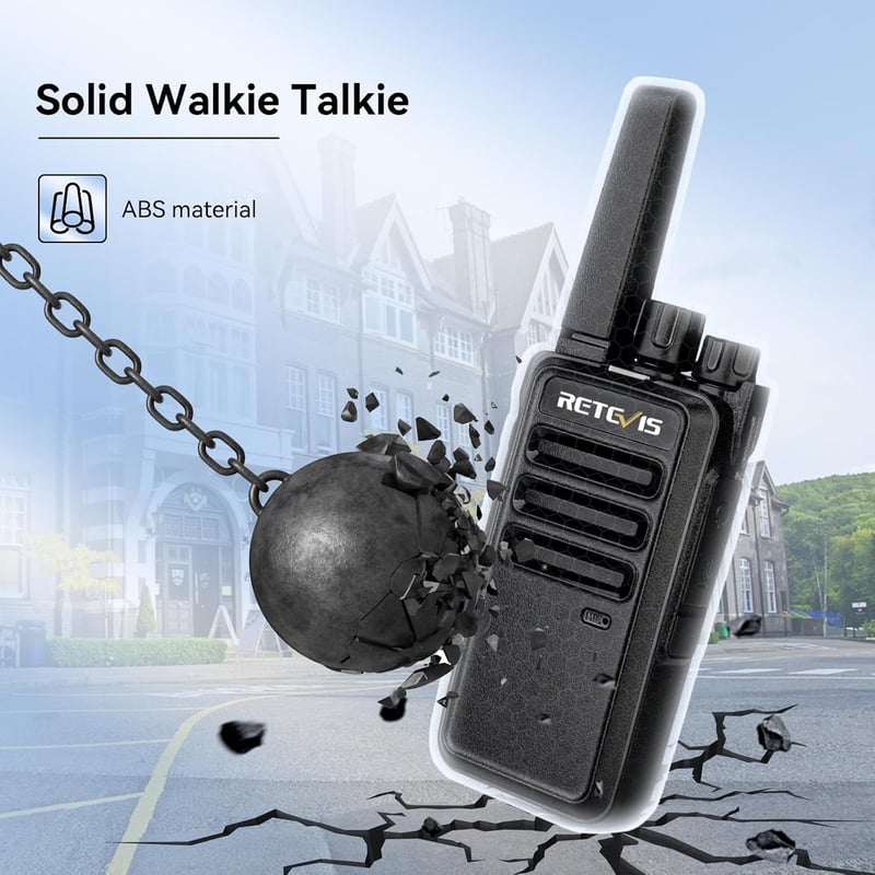 Retevis RT668 PMR446 Walkie Talkie 10db Fekete + 10in1 Töltő USB Type-C