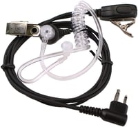 Căști cu microfon pentru stații radio Retevis cu conector cu 2 pini, 5 bucăți, pentru Motorola CP040, DP1400, GP68, GP88 9