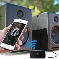 Adaptor Bluetooth AUX Retoo RCA 2 în 1, Transmițător-Receptor Wireless, Cablu Audio 3,5 mm, Latență Scăzută, pentru MP3, HiFi, Boxe, TV, PC, Mașină, Căști, Negru 2