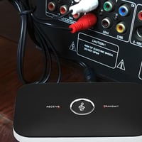 Adaptor Bluetooth AUX Retoo RCA 2 în 1, Transmițător-Receptor Wireless, Cablu Audio 3,5 mm, Latență Scăzută, pentru MP3, HiFi, Boxe, TV, PC, Mașină, Căști, Negru 4