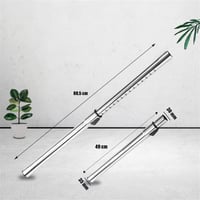 Tub telescopic universal pentru aspirator Retoo, 32 mm, din oțel, cu funcție de fixare prin clic, pentru aspiratoare AEG, Electrolux, Hoover, De'Longhi, Clatronic 8