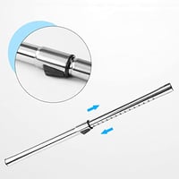 Tub telescopic universal pentru aspirator Retoo, 32 mm, din oțel, cu funcție de fixare prin clic, pentru aspiratoare AEG, Electrolux, Hoover, De'Longhi, Clatronic 3