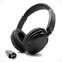 RETRADEKING Wireless Bluetooth fejhallgató TV, telefon és PC-hez, könnyű HiFi sztereó, mély basszus, fekete 1