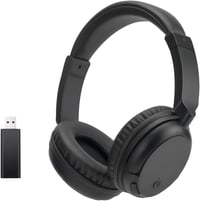 RETRADEKING Wireless Bluetooth fejhallgató TV, telefon és PC-hez, könnyű HiFi sztereó, mély basszus, fekete 2