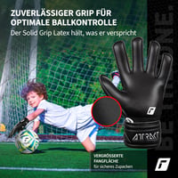 Dječje golmanske rukavice Reusch Attrakt Solid Junior – Solid Latex grip, kružna bandaža, prozračne, za trening i utakmice 4