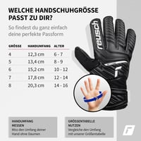 Dječje golmanske rukavice Reusch Attrakt Solid Junior – Solid Latex grip, kružna bandaža, prozračne, za trening i utakmice 3