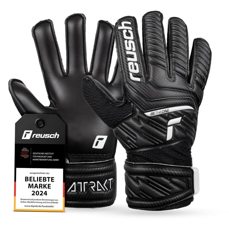 Dječje golmanske rukavice Reusch Attrakt Solid Junior – Solid Latex grip, kružna bandaža, prozračne, za trening i utakmice