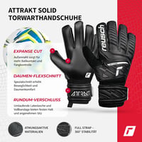 Brankárske rukavice Reusch Attrakt Solid – veľkosť 8 2