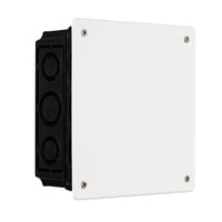 Doză de derivație REV încastrată 15x15x6 cm albă, doză de legătură pentru instalații electrice 3