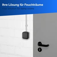 REV AquaStorm Kontrollschalter Nedves Helyiség Kapcsoló IP55 Egypólusú Felületre Szerelhető Antracit 7