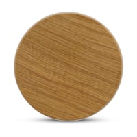 REV Baldahin Razvodna kutija od pravog hrasta Ø84mm x 30mm Stropna rozeta Eiche Drveni razdjelnik kabela 3