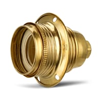 Adaptor dulie E27 REV, suport bec din metal, culoare cupru, pentru becuri cu filet până la 100W 1