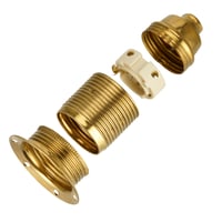 Adaptor dulie E27 REV, suport bec din metal, culoare cupru, pentru becuri cu filet până la 100W 5