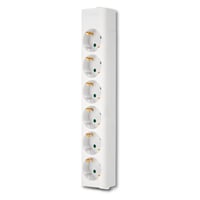 Distribuitor REV - Priză multiplă cu 6 posturi fără cablu, 3500 W, alb 1
